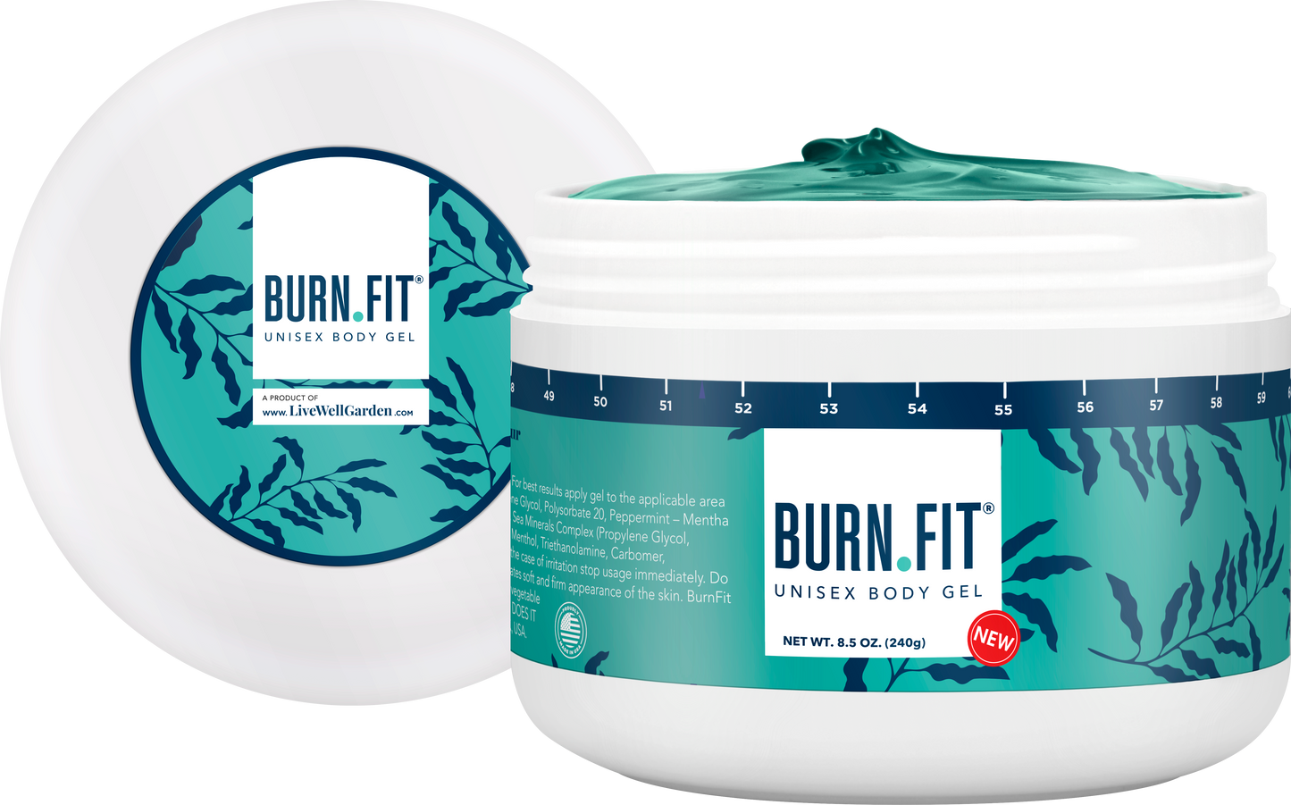 Burn.Fit Unisex Waist Slimming and Skin Firming Body Gel